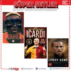Osimhen Icardi Benim Futbol Kahramanım ve LEROY SANE Galatasaray Seti 3 Kitap