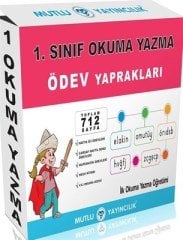 1 Sınıf Okuma Yazma Ödev Yaprakları Mutlu Yayınları