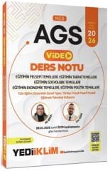 2026 MEB AGS Eğitim Bilimleri Eğitimin Felsefi Tarihi Sosyolojik Ekonomik Politik Temelleri Video Ders Notu Yediiklim Yayınları