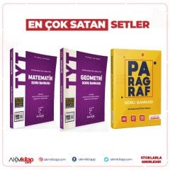 Karekök TYT Matematik ile Geometri ve Ankara Kitap Merkezi Paragraf Soru Bankası 3 Kitap Set