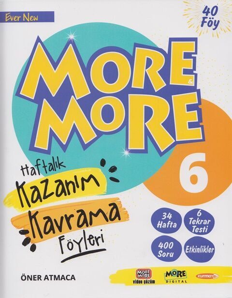 6. Sınıf More & More Haftalık Kazanım Kavrama Föyleri Kurmay ELT