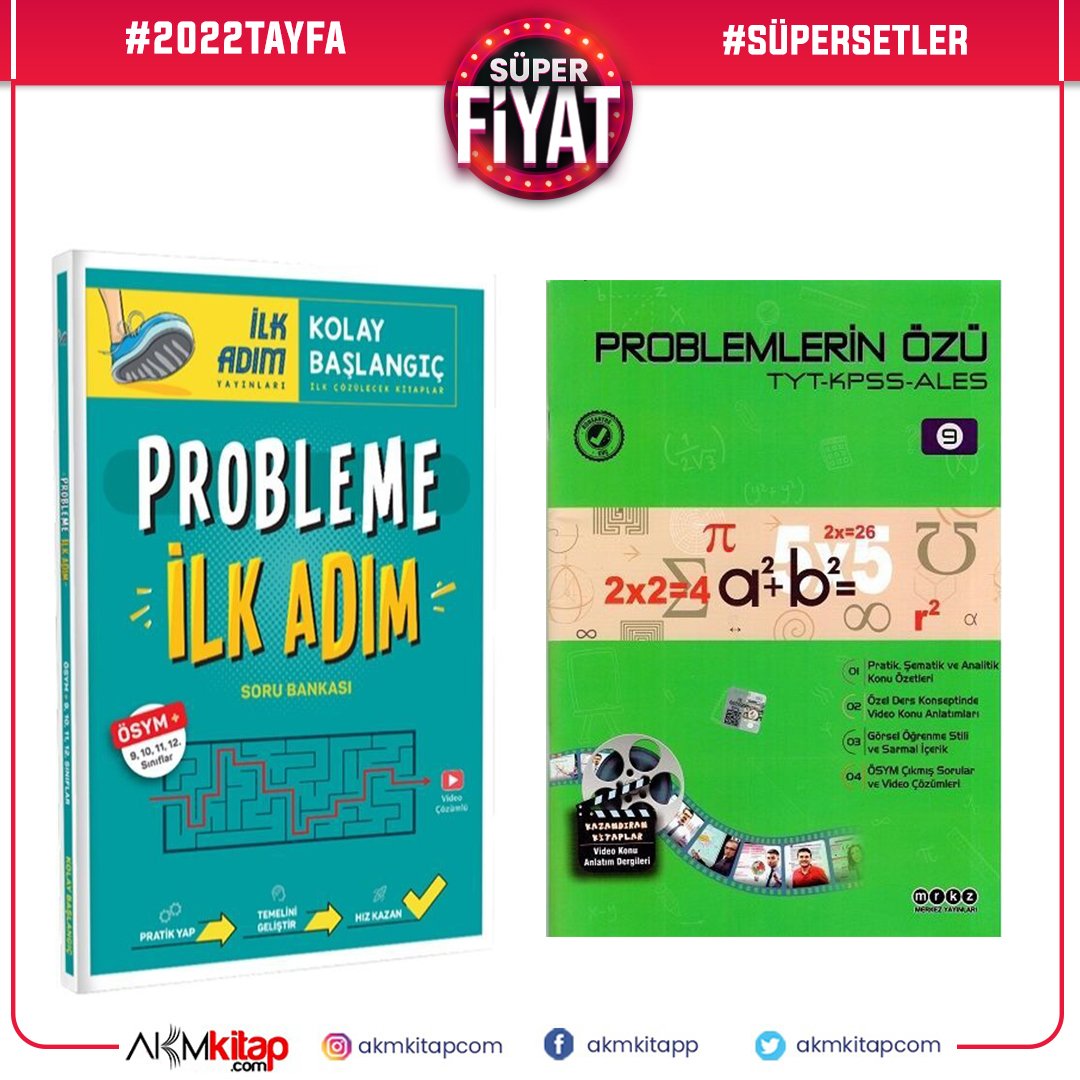 Tonguç Probleme İlk Adım ve Merkez Problemlerin Özü Seti