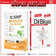 Biyotik 10.Sınıf Biyoloji ve AKM Kitap Dil Bilgisi Soru Bankası Seti 2 Kitap