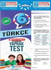 6. Sınıf Türkçe Yeni Nesil Video Çözümlü Yaprak Test Evrensel İletişim