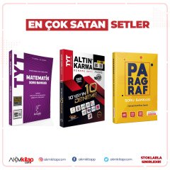 Karekök TYT Matematik Altın Karma TYT 10 Deneme ve Ankara Kitap Merkezi Paragraf Soru Bankası 3 Kitap Set