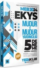 2024 MEB EKYS Müdür Ve Müdür Yardımcılığı Tamamı Çözümlü 5 Deneme Yediiklim Yayınları