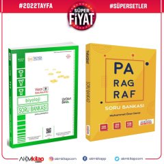 Üç Dört Beş TYT Biyoloji ve Ankara Kitap Merkezi Paragraf Soru Bankası Seti 2 Kitap