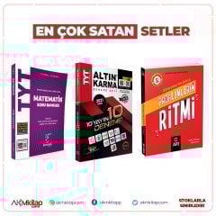 Karekök TYT Matematik Altın Karma TYT 10 Deneme ve Arı Problemlerin Ritmi 3 Kitap Set