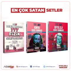 Benim Hocam TYT Fizik ve Pragmatik Kimya Biyoloji Soru Bankası 3 Kitap Set