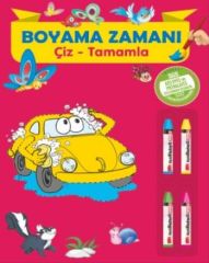 Boyama Zamanı Çiz Tamamla Parıltı Yayınları