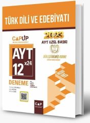 AYT Türk Dili ve Edebiyatı 12 X 24 Up Deneme 2023 Özel Baskı Çap Yayınları