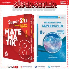 Örnek Akademi 8. Sınıf Süper İkili Matematik Seti ve Antrenmanlarla Matematik Seti 2 Kitap
