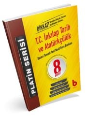 8. Sınıf LGS 1. Dönem T.C. İnkılap Tarihi ve Atatürkçülük Beceri Temelli Yeni Nesil Soru Bankası Platin Serisi Basamak Yayınları