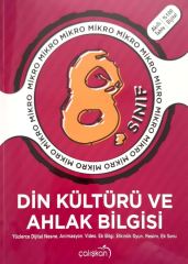 8. Sınıf LGS Din Kültürü ve Ahlak Bilgisi Mikro Defter Çalışkan Yayınları