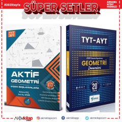 Aktif Öğrenme TYT AYT Geometri 0 dan Başlayanlara ve Toprak 20 li Deneme Seti 2 Kitap