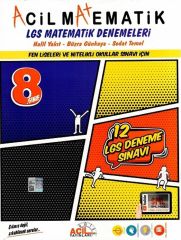 8. Sınıf LGS Acil Matematik 12 li Denemeleri Acil Yayınları