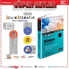 Acil Yayınları 11. Sınıf Acil Matematik ve Aydın Kimya Soru Bankası Seti 2 Kitap