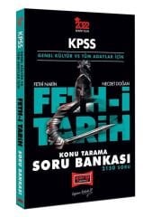 2022 KPSS Genel Kültür ve Tüm Adaylar İçin Fethi Tarih 2150 Soru Konu Tarama Soru Bankası Yargı Yayınları