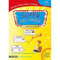 3.Sınıf Süper Zeka 5 Deneme Çözümlü Altın Nokta Yayınları
