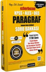 KPSS ALES DGS Ezberbozan Paragraf Soru Bankası Pegem Yayınları