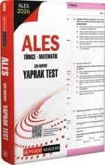 2026 ALES Türkçe Matematik Çek Kopart Yaprak Test Pegem Yayınları