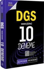 2026 DGS Tamamı Çözümlü 10 Deneme Pegem Yayınları