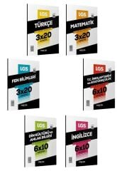 2023 LGS Tüm Dersler Deneme Seti 6 Kitap