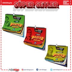 KR Akademi TYT Poster Seti Fizik Kimya Biyoloji 3 Kitap