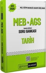 2026 MEB AGS Tarih Tamamı Çözümlü Soru Bankası Pegem Yayınları