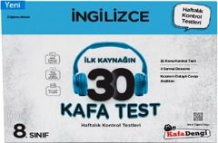 8. Sınıf İngilizce İlk Kaynağın 30 Kafa Test Kafa Dengi Yayınları