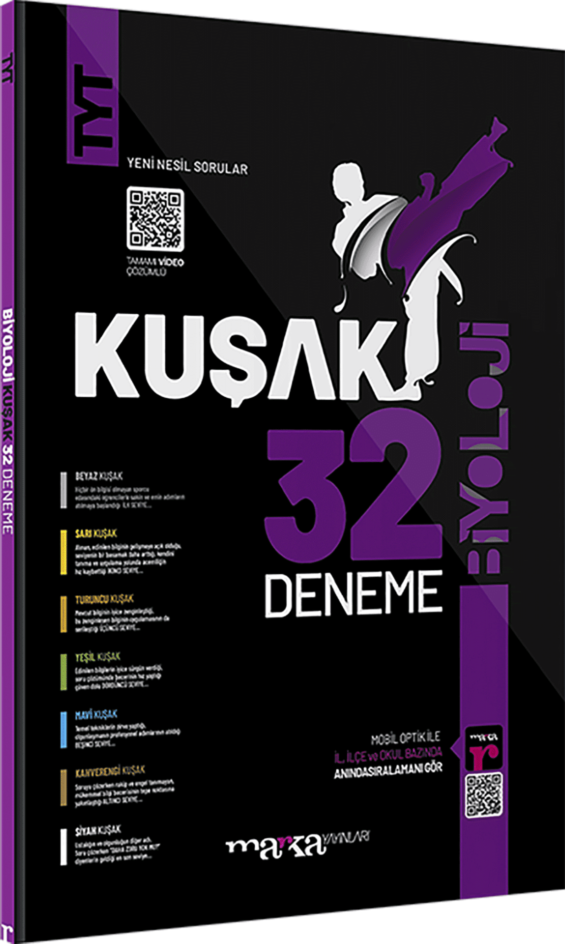 TYT Biyoloji 32 Kuşak Deneme Tamamı Video Çözümlü Marka Yayınları