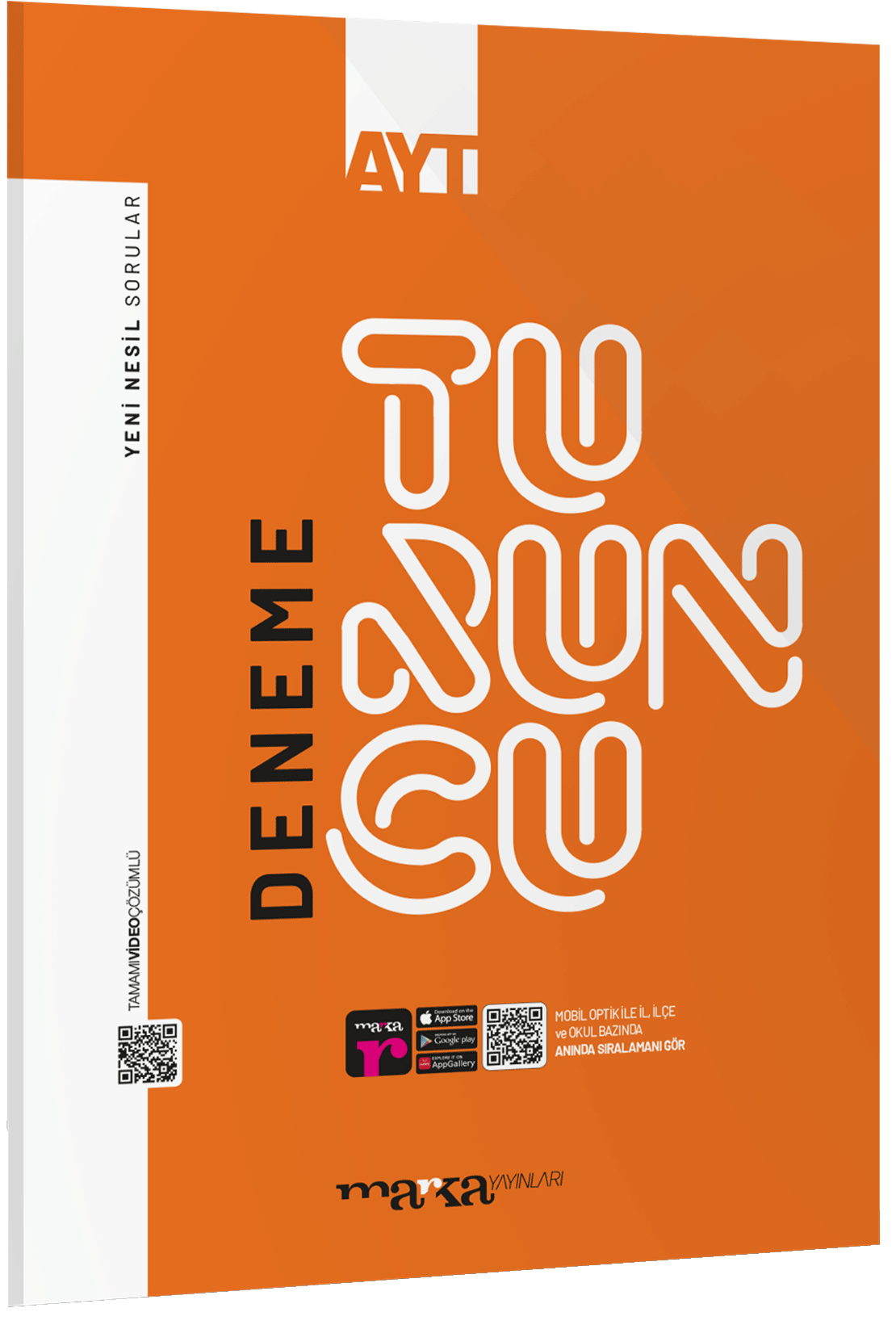 AYT Yeni Nesil Turuncu Deneme Tamamı Çözümlü Marka Yayınları