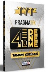 TYT Tamamı Çözümlü 4 Deneme Sınavı Pragmatik Serisi Benim Hocam Yayınları