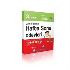3 Sınıf Çarşaf Çarşaf Hafta Sonu Ödevleri Mutlu Yayınları
