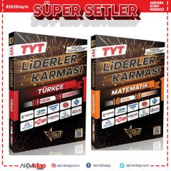 Liderler Karması TYT Türkçe ve Matematik 10 Yayın 10 Deneme Seti 2 Kitap