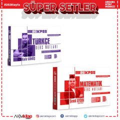 Benim Hocam 2026 KPSS Matematik ve Türkçe Video Ders Notları Seti 2 Kitap