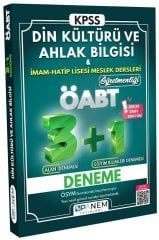 ÖABT Din Kültürü Öğretmenliği 3+1 Deneme PDF Çözümlü Panem Yayınları
