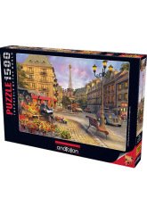 Anatolian Puzzle 1500 Parça Paris Sokakları