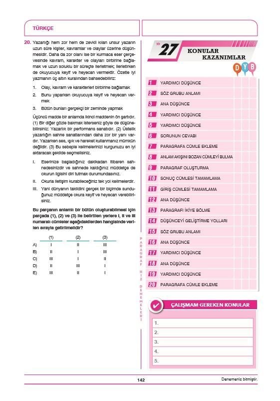 TYT AYT Paragraf Hız Soruları Kondisyon Denemeleri Hız ve Renk Yayınları