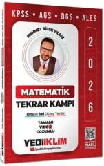 2026 KPSS AGS DGS ALES Matematik Tamamı Video Çözümlü Tekrar Kampı Yediiklim Yayınları