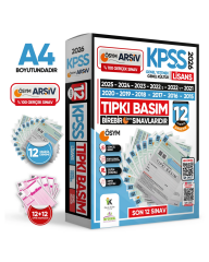 2026 KPSS Lisans ÖSYM Çıkmış Soru Tıpkı Basım 12 li Deneme Paketi İnformal Yayınları