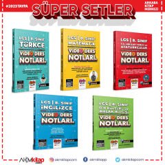 Benim  Hocam Yayınları LGS 8.Sınıf Video Ders Notları Konu Anlatım Seti 5 Kitap