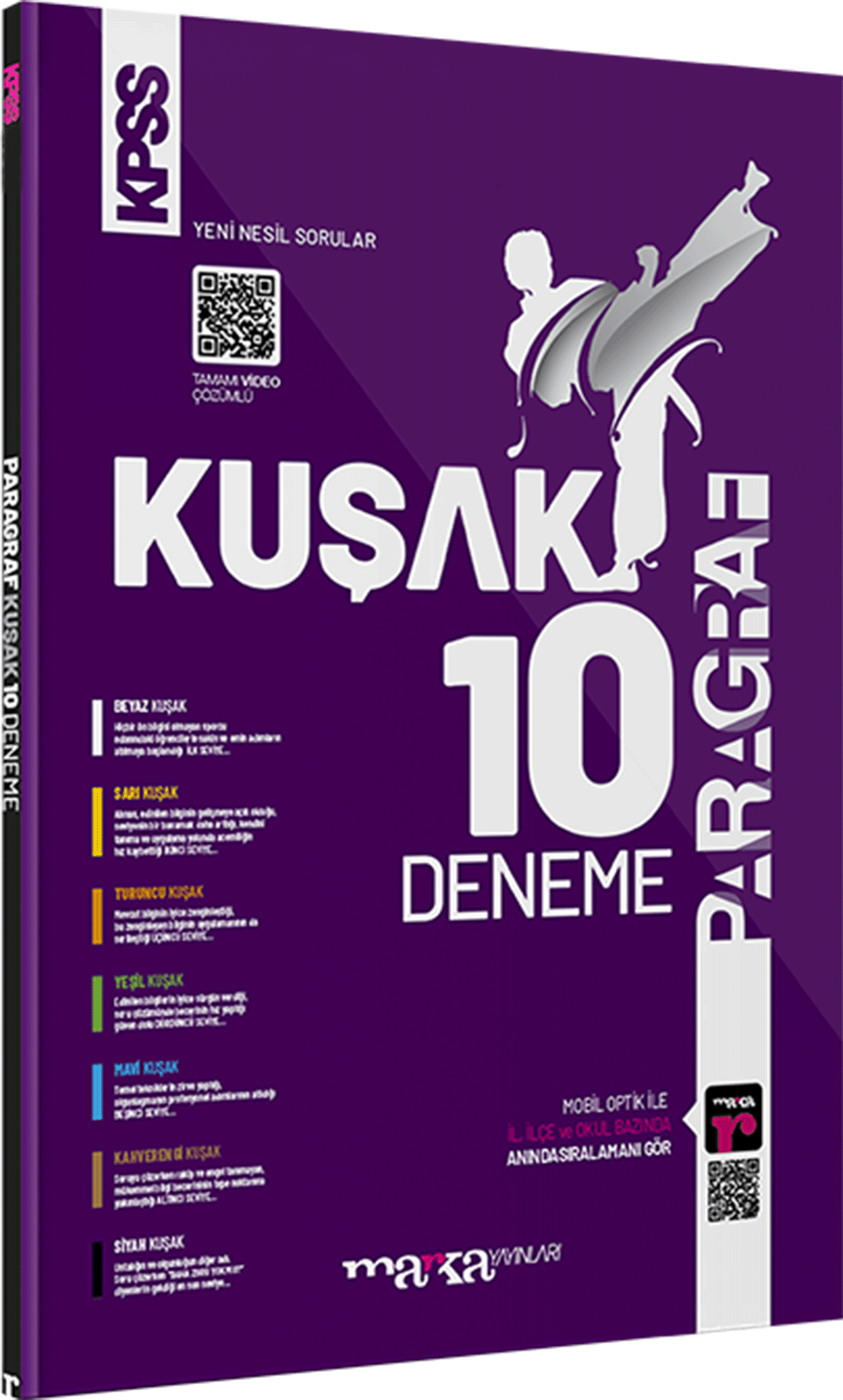 KPSS Paragraf Kuşak 10 Deneme Tamamı Video Çözümlü Marka Yayınları