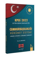 2022 KPSS ve Tüm Kurum Sınavları İçin Cumhurbaşkanlığı Hükümet Sistemi Yargı Yayınları