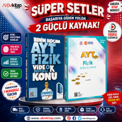 Benim Hocam 2023 AYT Fizik Konu ve Üç Dört Beş Soru Bankası Seti 2 Kitap