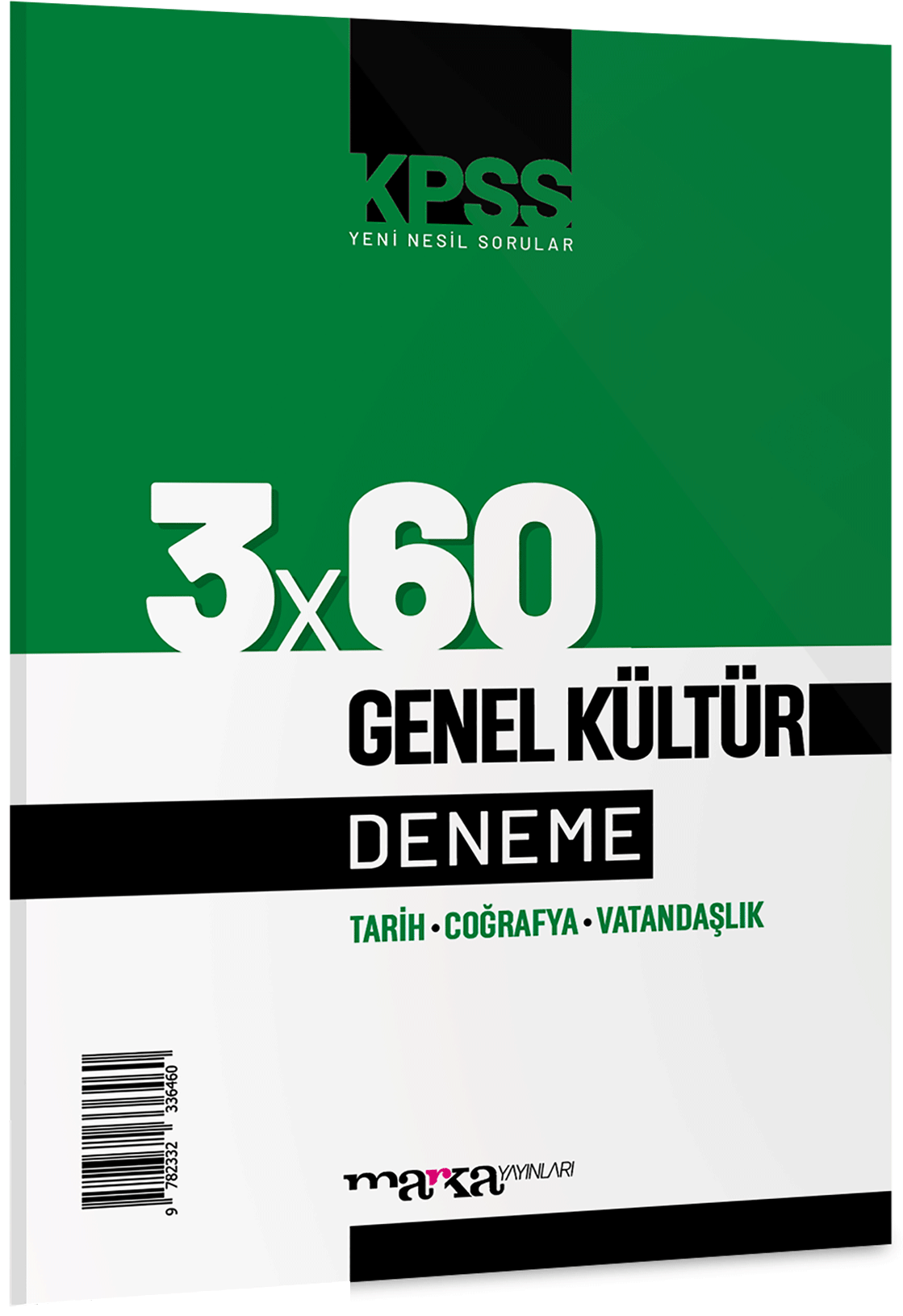 KPSS Genel Kültür 3 x 60 Deneme Sınavı Marka Yayınları