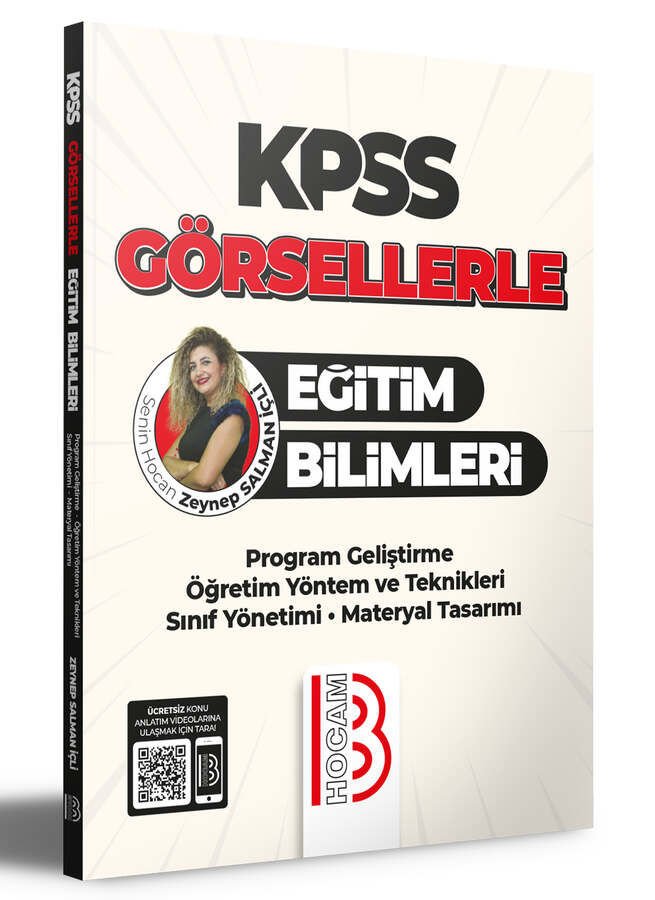 KPSS Görsellerle Eğitim Bilimleri Program Geliştirme Öğretim Yöntem ve Teknikleri Sınıf Yönetimi - Materyal Tasarımı Benim Hocam