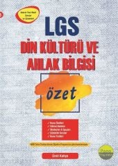 8. Sınıf LGS Din Kültürü ve Ahlak Bilgisi Özet Pano Yayınları