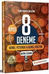 2021 KPSS Genel Yetenek Genel Kültür 8 Deneme Dijital Çözümlü Uzman Kariyer