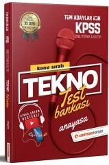 2021 KPSS Anayasa Tekno Test Bankası Uzman Kariyer